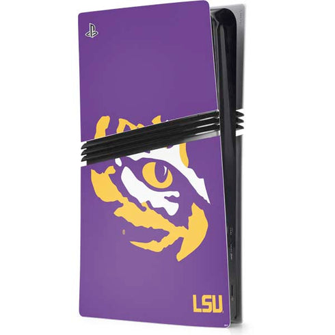 LSU Tiger Eye Logo PS5 Pro Console Skin