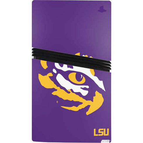 LSU Tiger Eye Logo PS5 Pro Console Skin
