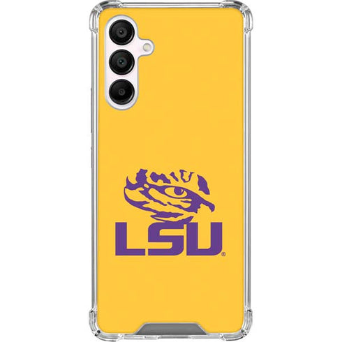 LSU Tiger Eye Logo Yellow Galaxy A16 5G Clear Case