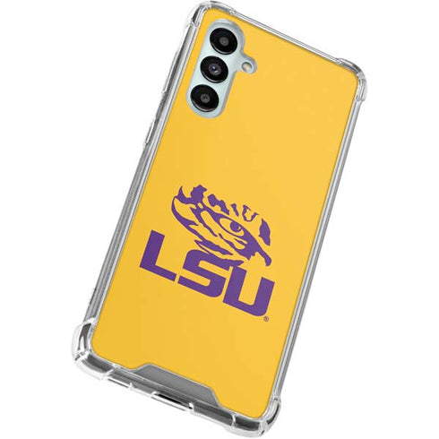 LSU Tiger Eye Logo Yellow Galaxy A16 5G Clear Case