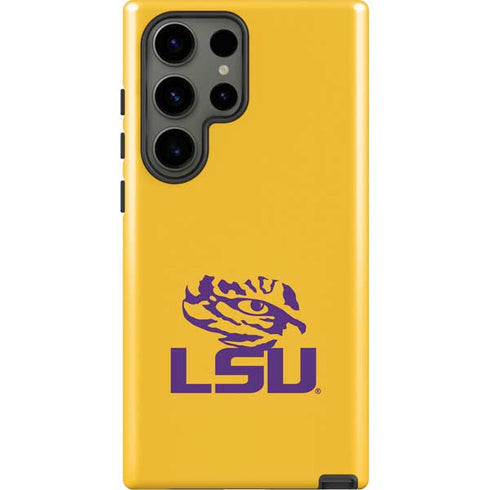 LSU Tiger Eye Logo Yellow Galaxy S23 Ultra Pro Case