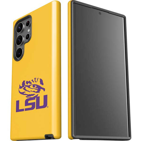 LSU Tiger Eye Logo Yellow Galaxy S23 Ultra Pro Case