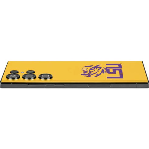 LSU Tiger Eye Logo Yellow Galaxy Skins