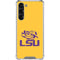 LSU Tiger Eye Logo Yellow Galaxy S24 FE Clear Case