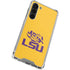 LSU Tiger Eye Logo Yellow Galaxy S24 FE Clear Case