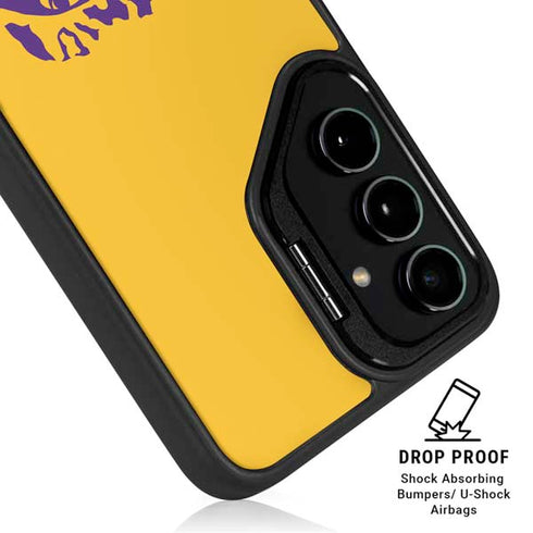 LSU Tiger Eye Logo Yellow Galaxy S25 Plus Kickstand Case
