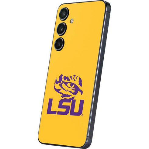 LSU Tiger Eye Logo Yellow Galaxy S24 Skin