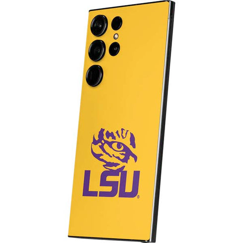 LSU Tiger Eye Logo Yellow Galaxy S24 Ultra Skin