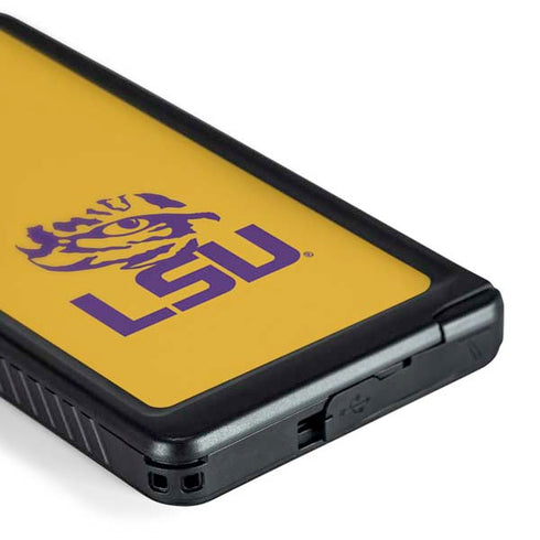 LSU Tiger Eye Logo Yellow Galaxy S24 Ultra Waterproof Case
