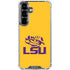 LSU Tiger Eye Logo Yellow Galaxy S26 Clear Case