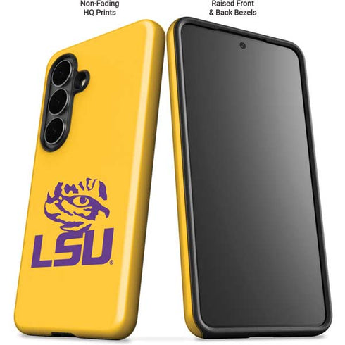 LSU Tiger Eye Logo Yellow Galaxy S26 Plus Impact Case