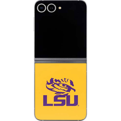 LSU Tiger Eye Logo Yellow Galaxy Z Flip6 Skin