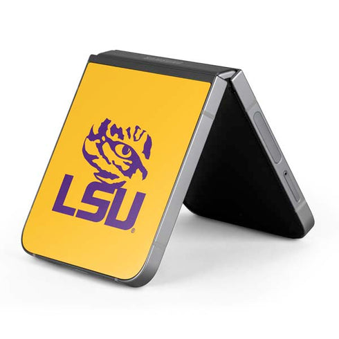 LSU Tiger Eye Logo Yellow Galaxy Z Flip6 Skin