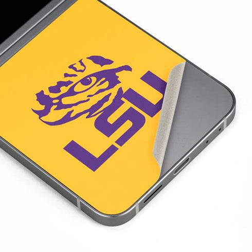 LSU Tiger Eye Logo Yellow Galaxy Z Flip6 Skin