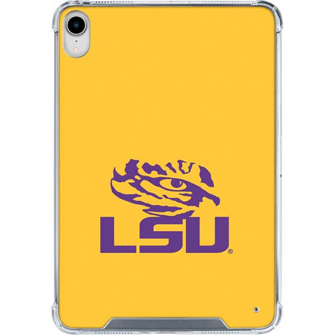 LSU Tiger Eye Logo Yellow iPad 11th Gen (2025) Clear Case
