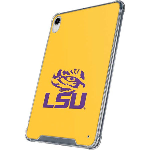 LSU Tiger Eye Logo Yellow iPad 11th Gen (2025) Clear Case