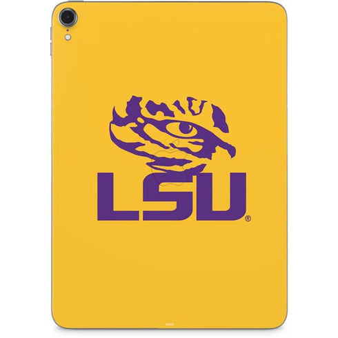 LSU Tiger Eye Logo Yellow Apple iPad Pro Skin