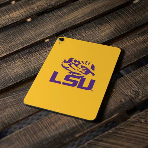 LSU Tiger Eye Logo Yellow Apple iPad Pro Skin