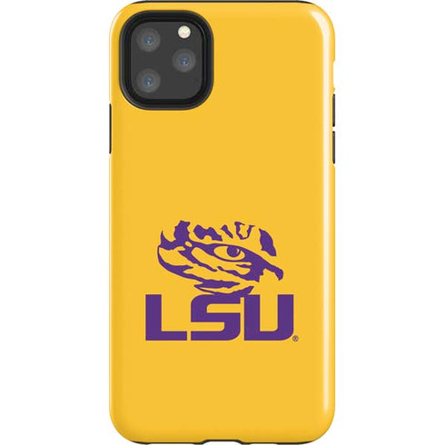 LSU Tiger Eye Logo Yellow iPhone Cases