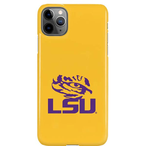 LSU Tiger Eye Logo Yellow iPhone Cases