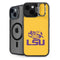 LSU Tiger Eye Logo Yellow iPhone 15 Kickstand Case