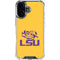 LSU Tiger Eye Logo Yellow iPhone 16 Clear Case