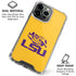 LSU Tiger Eye Logo Yellow iPhone 16 Pro Clear Case