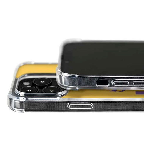 LSU Tiger Eye Logo Yellow iPhone 16 Pro MagSafe Case