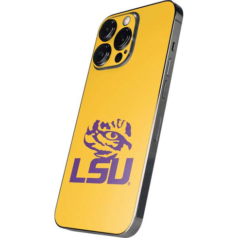LSU Tiger Eye Logo Yellow iPhone 16 Pro Max Skin