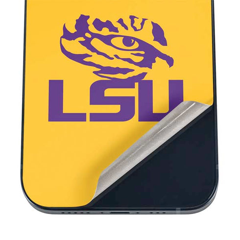 LSU Tiger Eye Logo Yellow iPhone 16 Skin
