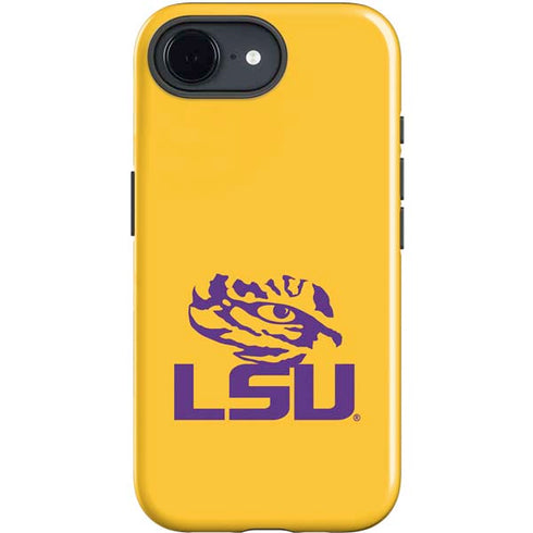 LSU Tiger Eye Logo Yellow iPhone 16e Impact Case