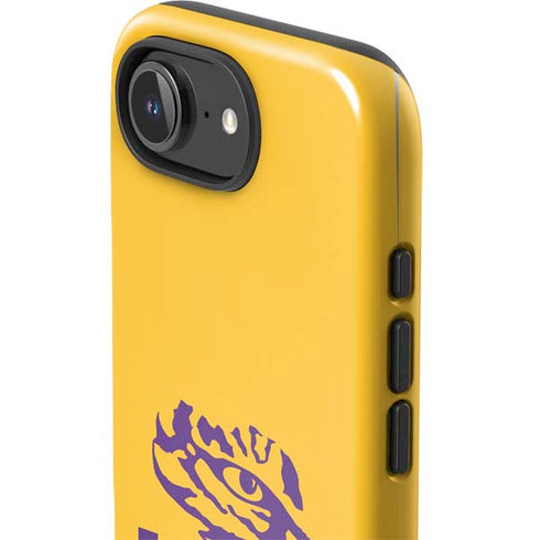 LSU Tiger Eye Logo Yellow iPhone 16e Impact Case