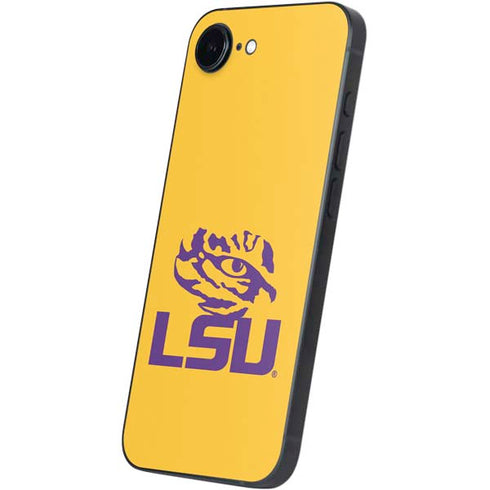 LSU Tiger Eye Logo Yellow iPhone 16e Skin