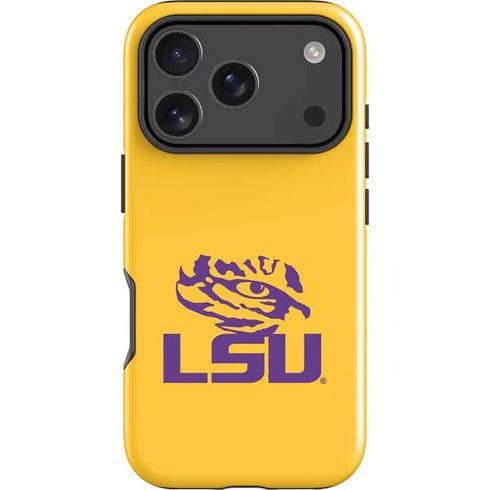 LSU Tiger Eye Logo Yellow iPhone 18 Pro Impact Case