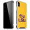 LSU Tiger Eye Logo Yellow iPhone X/XS Clear Case
