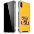 LSU Tiger Eye Logo Yellow iPhone X/XS Clear Case