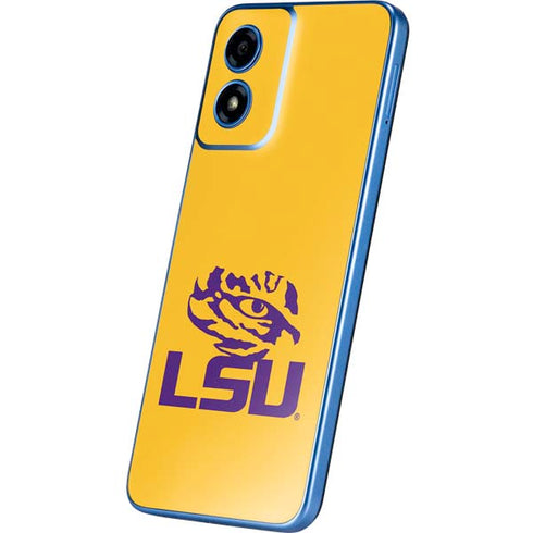 LSU Tiger Eye Logo Yellow Moto G Play 4G (2024) Skin