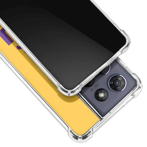 LSU Tiger Eye Logo Yellow Moto G Stylus 5G (2025) Clear Case