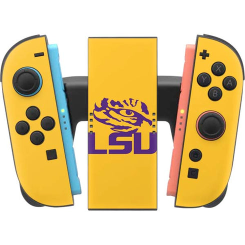 LSU Tiger Eye Logo Yellow Nintendo Switch 2 (2025) Joy-Con Controller Skin