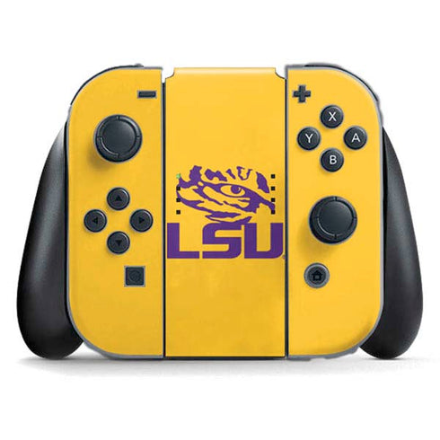 LSU Tiger Eye Logo Yellow Nintendo Skins