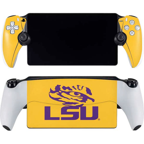 LSU Tiger Eye Logo Yellow PlayStation PS5 Skins
