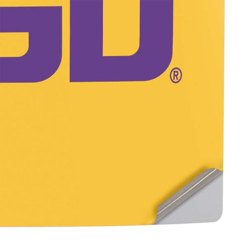LSU Tiger Eye Logo Yellow PS5 Pro Console Skin