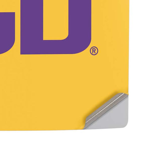 LSU Tiger Eye Logo Yellow PS5 Pro Disk Console Skin