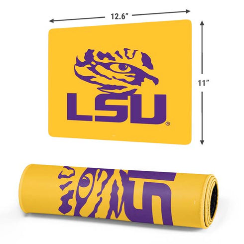 Louisiana State University - LSU Tiger Eye Logo Yellow Gaming Mouse Pad