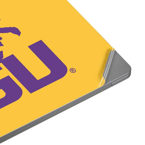 LSU Tiger Eye Logo Yellow Laptop Skins