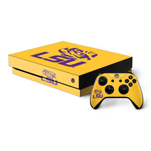 LSU Tiger Eye Logo Yellow Xbox One Skins
