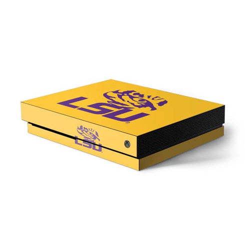 LSU Tiger Eye Logo Yellow Xbox One Skins