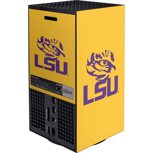 Louisiana State University - LSU Tiger Eye Logo Yellow Xbox Series X Bundle Skin