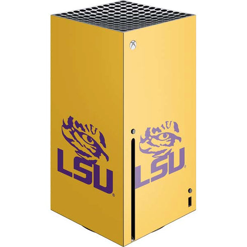 LSU Tiger Eye Logo Yellow Xbox Series X Skins