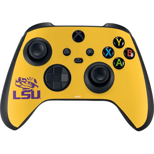 LSU Tiger Eye Logo Yellow XBox Series X Digital Edition Bundle Skin